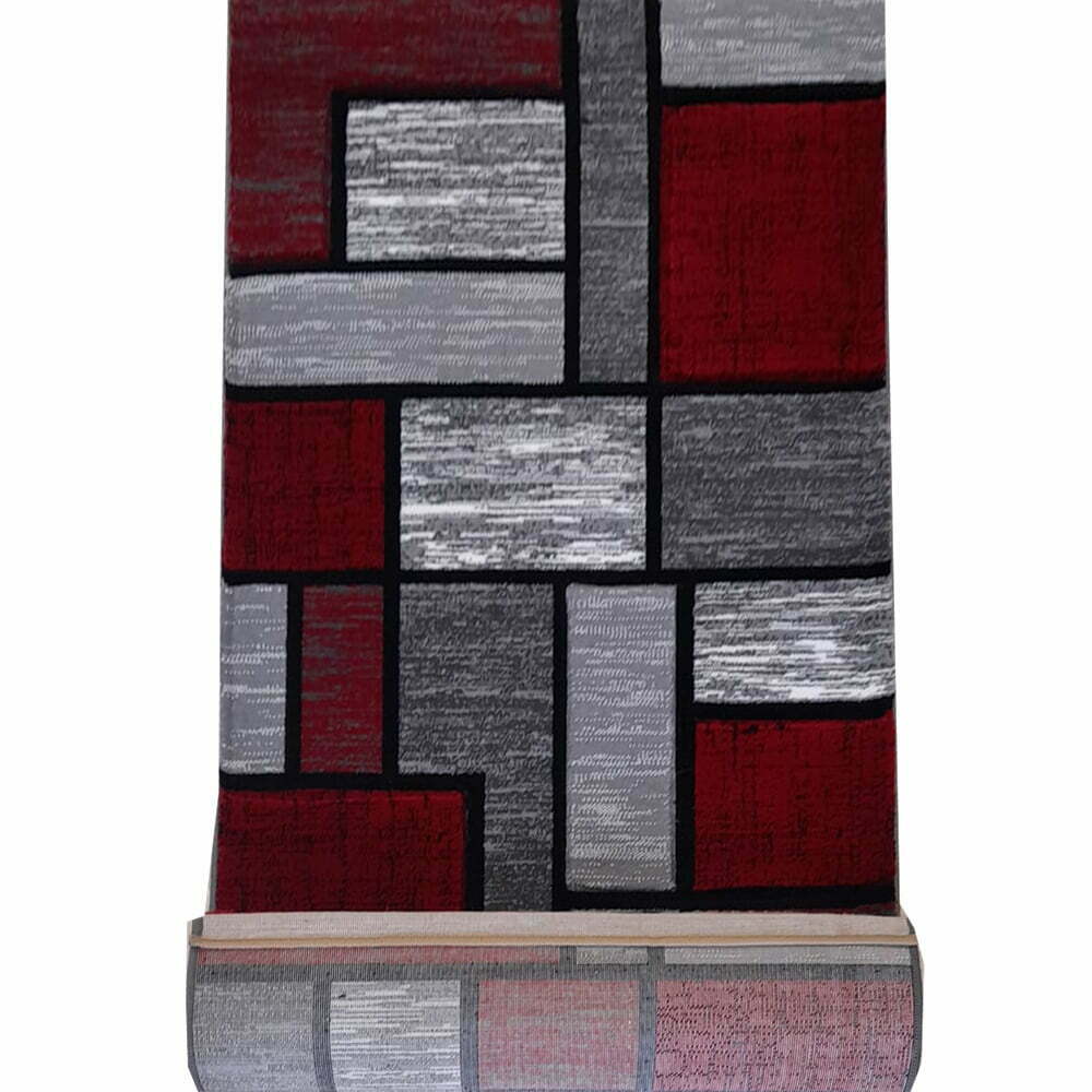 red5 Covor modern living Geometric Red