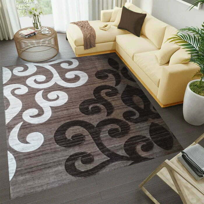 Covor modern living beige-brown 02 Covor modern living beige-brown 02