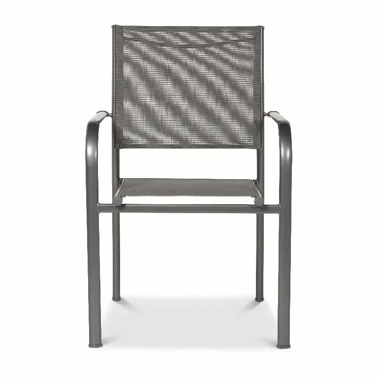 Scaun gradina, otel Blooma Dallas, culoare gri, 870 x 560 x 550 mm Scaun gradina, otel Blooma Dallas, culoare gri, 870 x 560 x 550 mm
