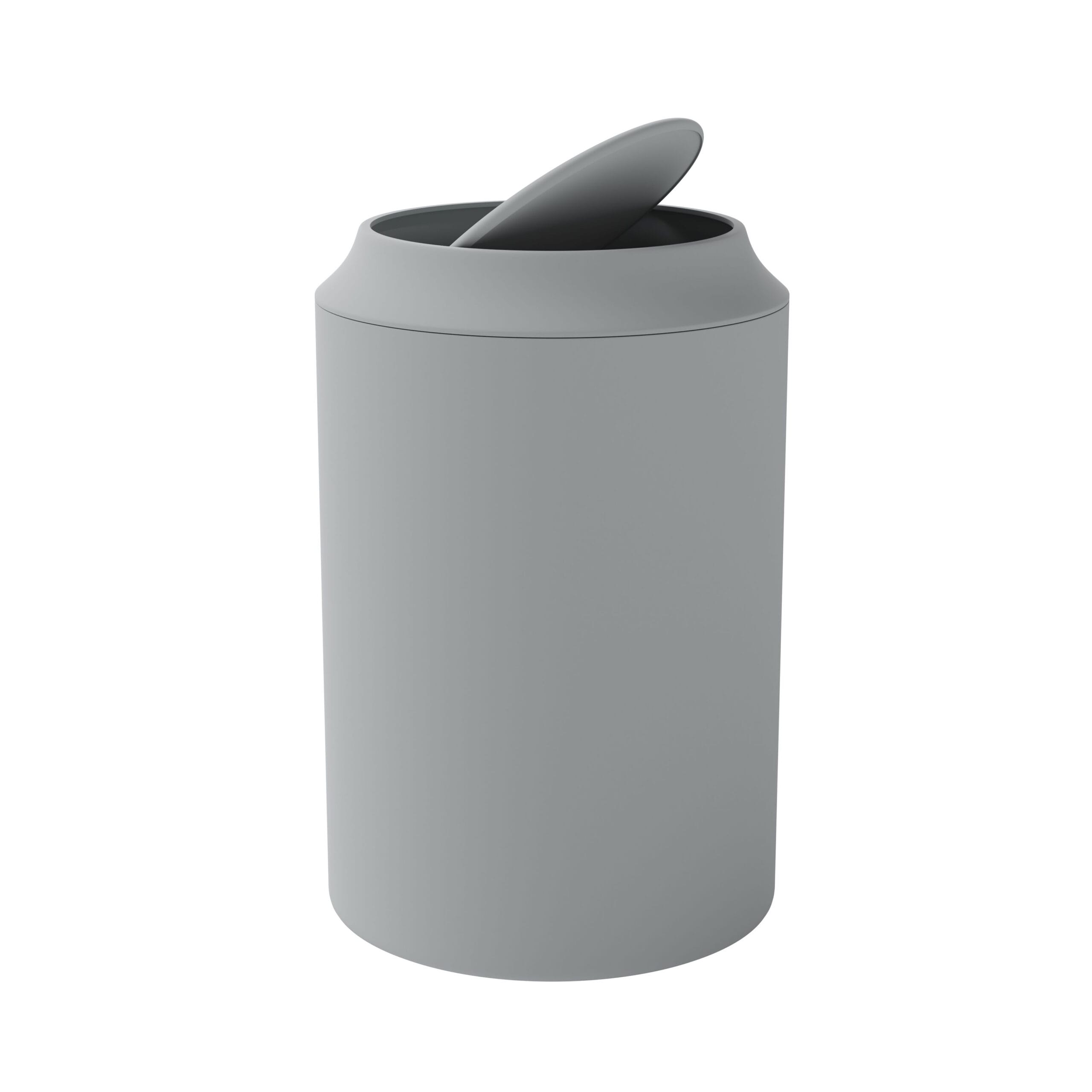 Cos de gunoi Kina, 5 l, rotund, baie, gri Cos de gunoi Kina, 5 l, rotund, baie, gri