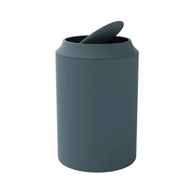Cos de gunoi Kina, 5 l, rotund, baie, verde pin Cos de gunoi Kina, 5 l, rotund, baie, verde pin