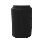 Cos de gunoi Kina, 5 l, rotund, baie, negru