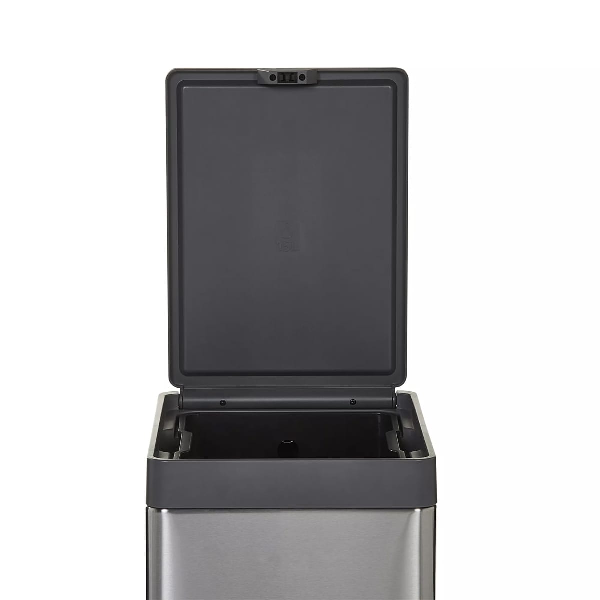 Cos de gunoi Kora, pentru bucatarie, cu pedala, 15l, gri antracit Cos de gunoi Kora, pentru bucatarie, cu pedala, 15l, gri antracit