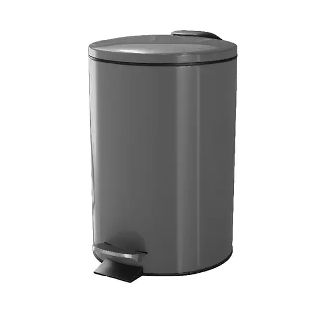 Cos de gunoi Koros, 3l, rotund, interior, gri antracit Cos de gunoi Koros, 3l, rotund, interior, gri antracit