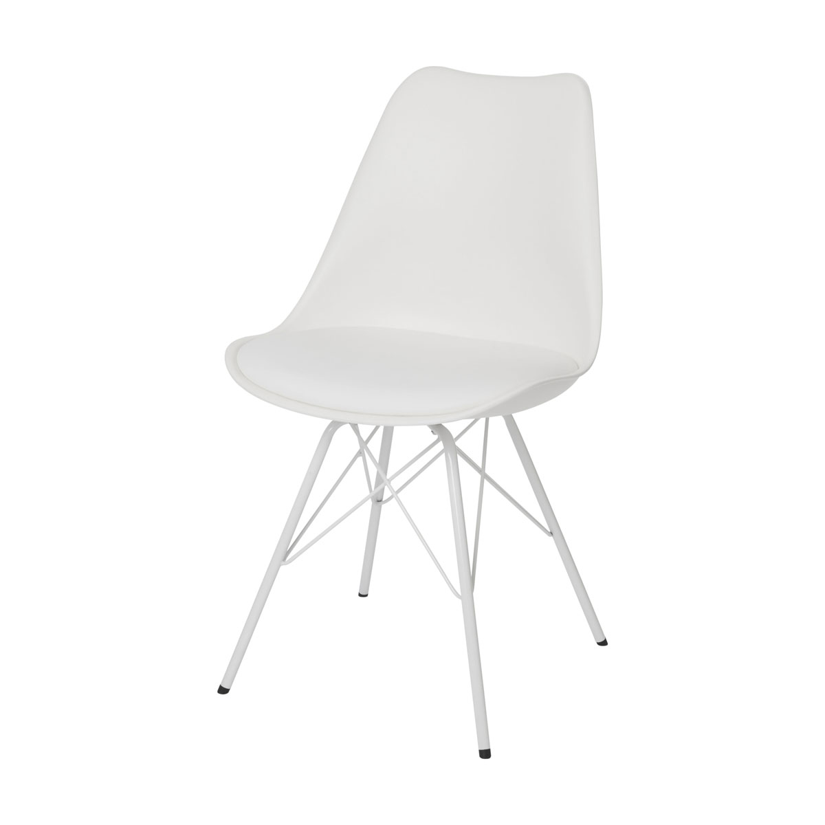 Scaun bucatarie alb, otel, 84 x 48 cm Scaun bucatarie alb, otel, 84 x 48 cm