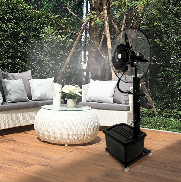 414l5 Ventilator cu pulverizare pentru exterior, 66 cm, 41 litri