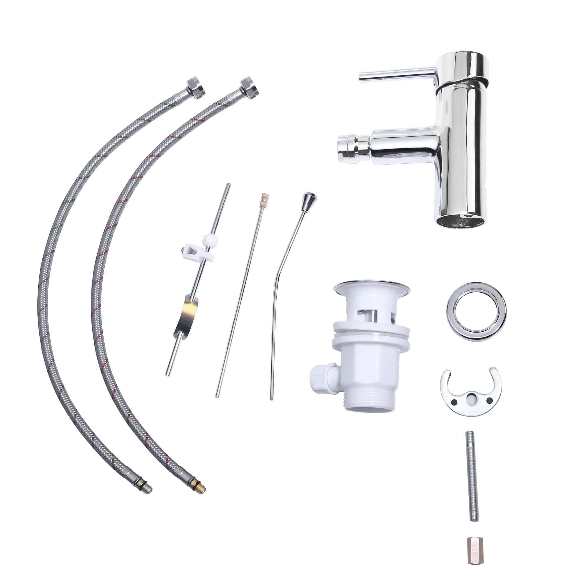 hilo5 Baterie pentru bideu Hilo, monocomanda, crom