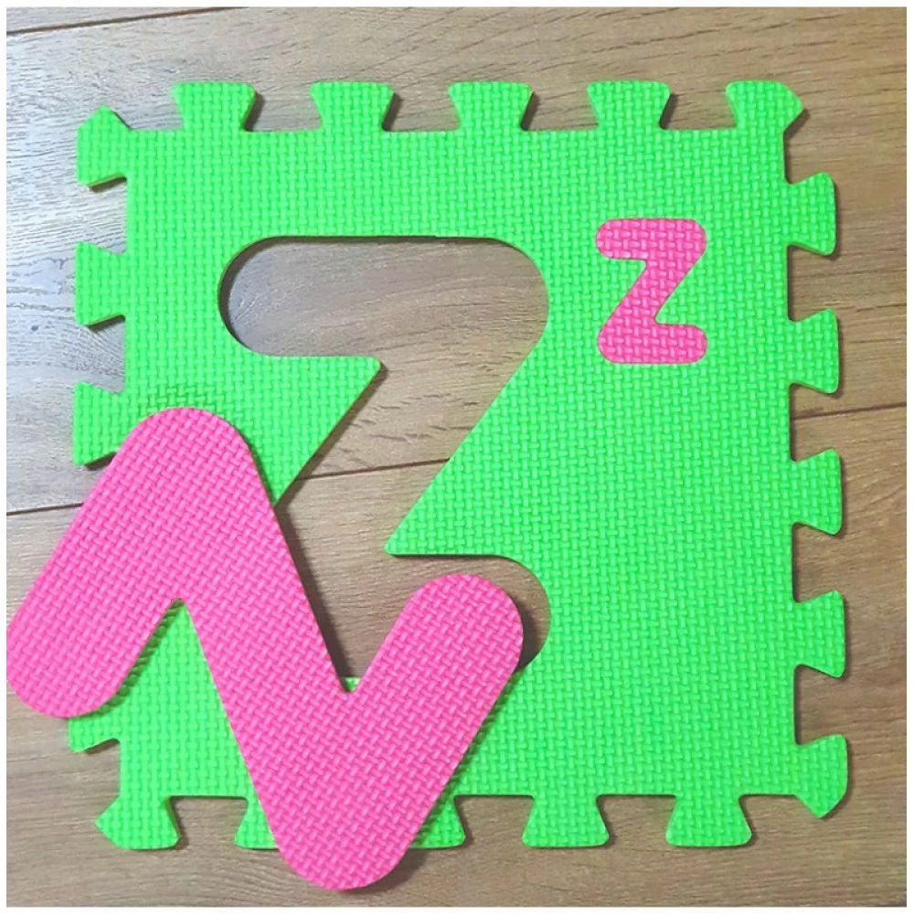 cov-lit1 Covor puzzle litere, educativ, 26 piese, termic