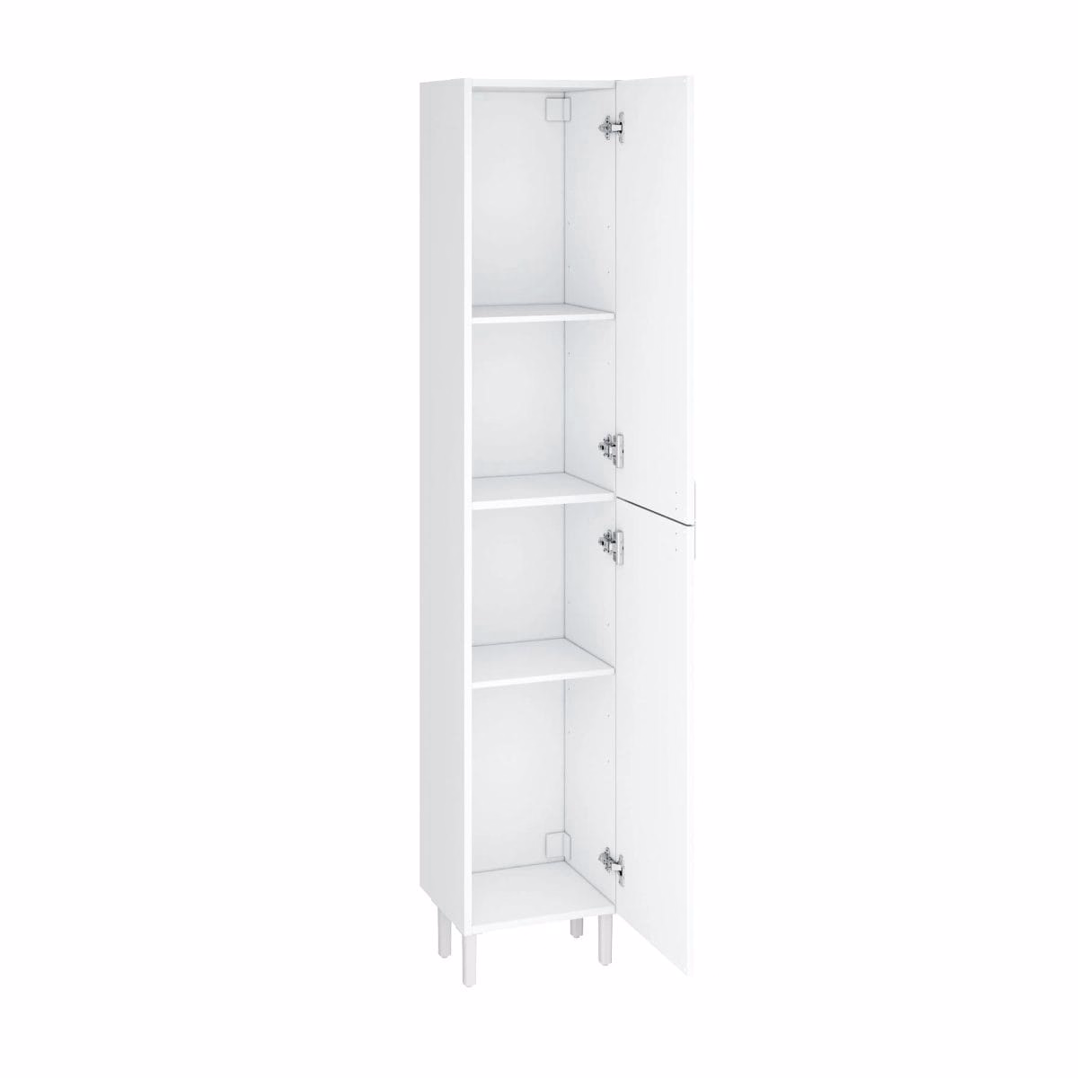 Dulap baie coloana Easy, 35 x 186.6 x 31.8 cm, alb - imagine 4