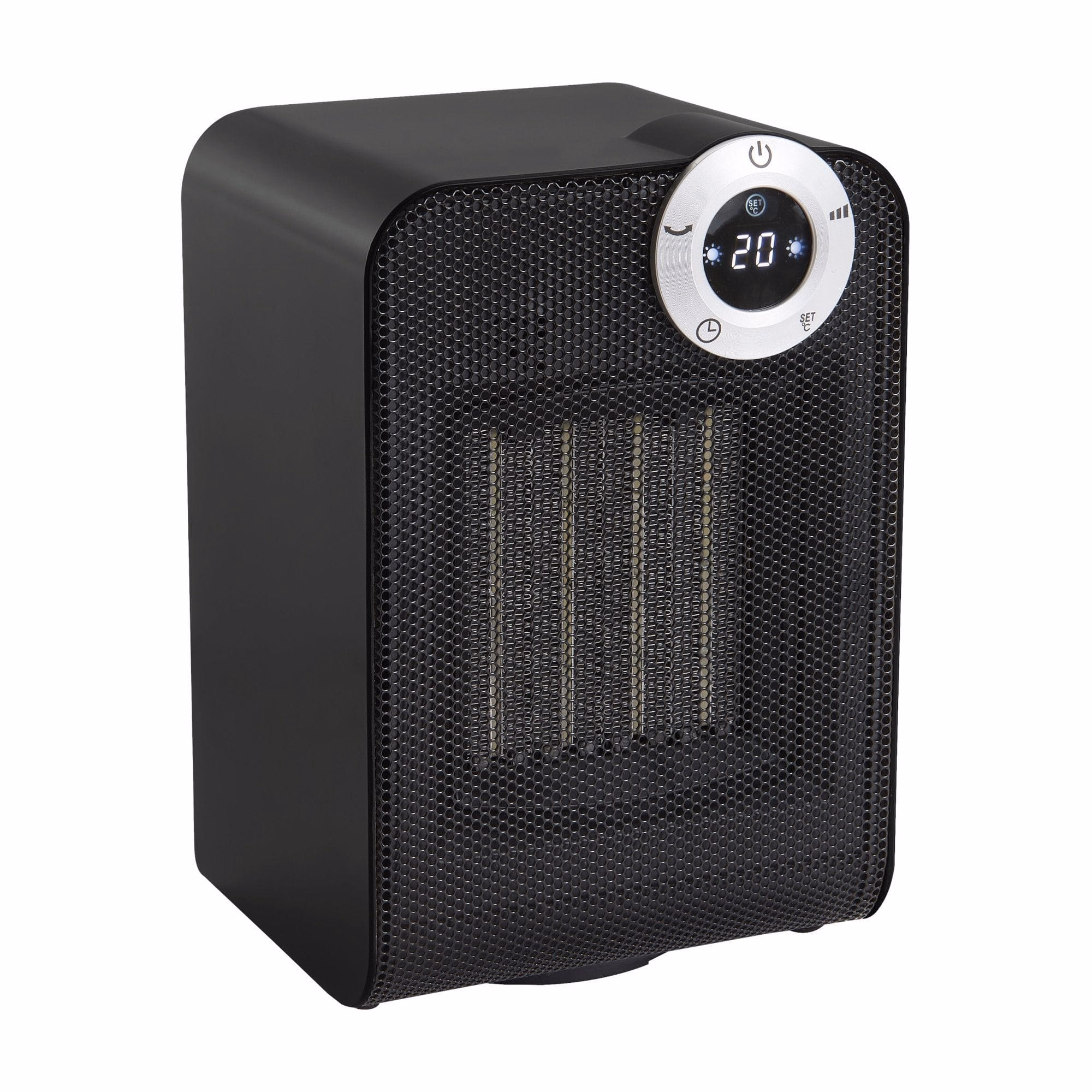 Aeroterma ceramica mobila 1800 W, negru, 18 m² Aeroterma ceramica mobila 1800 W, negru, 18 m²