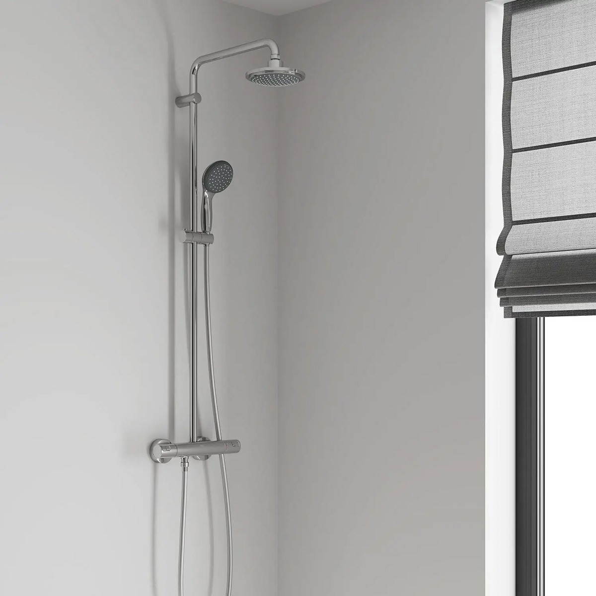 grohevitalio2 Sistem dus Grohe Vitalio, termostat, montaj perete