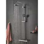 Sistem dus Grohe Vitalio, termostat, montaj perete