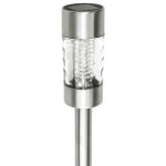Lampa solara LED tip stalpisor, otel inoxidabil, 0.06 W
