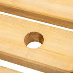 Set Mobilier Gradina cu Suport Umbrela - Masa si 2 Banci