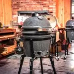 Gratar carbuni ceramic cu termometru, diametru gatire 33 cm