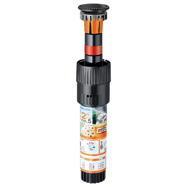 Micro turbine aspersor 360° pentru grădină din plastic ABS și polipropilenă
