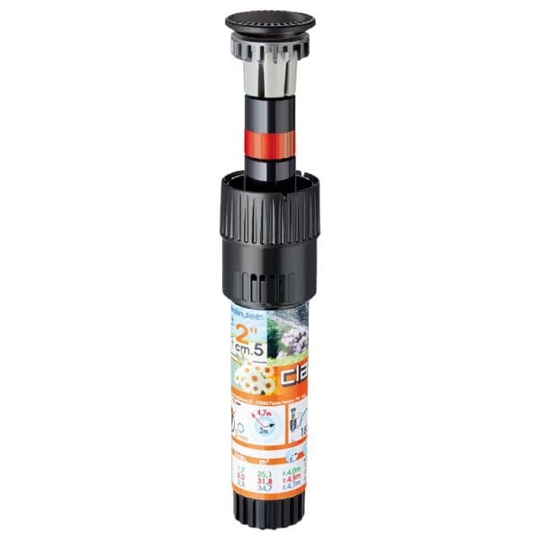 Aspersor micro turbina 90°