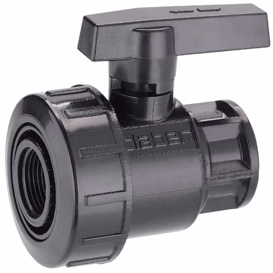 Valva manuala 3/4" Claber negru