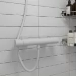 Baterie Termostatică Dus GoodHome Cavally Albă