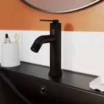 Baterie lavoar GoodHome Selenga - Negru Mat