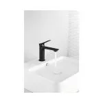 Baterie lavoar negru mat Jungborn Gamma