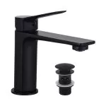 Baterie lavoar negru mat Jungborn Gamma