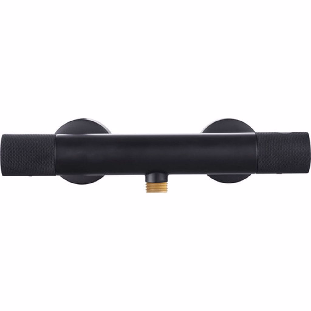 Baterie Baie Termostat Kuda Negru Mat