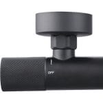 Baterie Baie Termostat Kuda Negru Mat