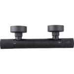 Baterie Baie Termostat Kuda Negru Mat