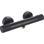 Baterie Baie Termostat Kuda Negru Mat