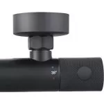 Baterie Baie Termostat Kuda Negru Mat