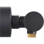 Baterie Baie Termostat Kuda Negru Mat