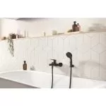 Baterie Cadă GROHE Start Negru Mat - Modernă și Elegantă