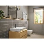 Baterie lavoar Hansgrohe Rebris E 110 Negru Mat