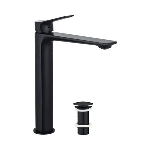 Baterie Lavoar Negru Mat Jungborn Gamma