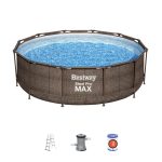 Piscină Bestway Ø366cm, 9.15m³ - Cadru Metalic - imagine 7
