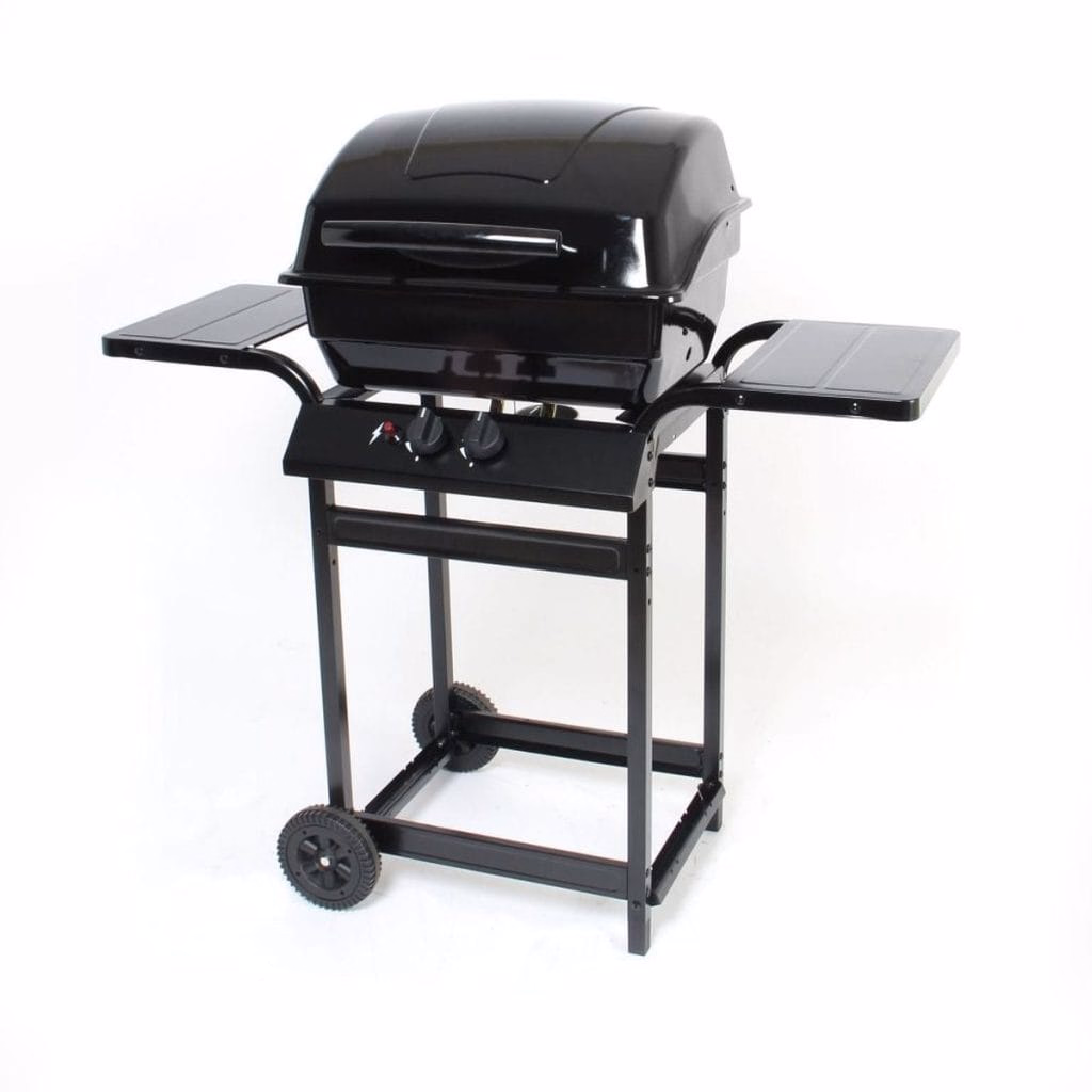 Grătar Gaz 2 Arzătoare, Oțel, 50x35cm