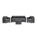 Set Grădină 5 Persoane Maro - Nebraska