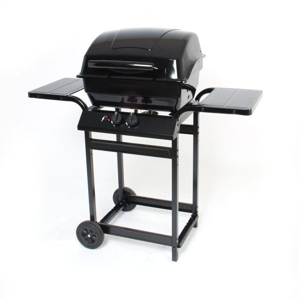 Grătar Gaz 2 Arzătoare, Oțel, 50x35cm