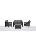 Set Gradina Venezia 4 Persoane - Antracit
