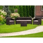 Set Grădină 5 Persoane Maro - Nebraska