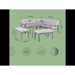 Set mese GoodHome Moorea - Masă și Scaune