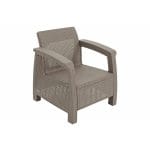 Set mobilier grădină Keter Corfu Fiesta Cappuccino