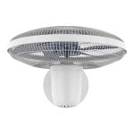 Ventilator de podea 40cm, alb, cu timer