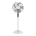 Ventilator de podea 40cm, alb, cu timer
