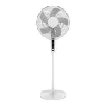 Ventilator de podea 40cm, alb, cu timer