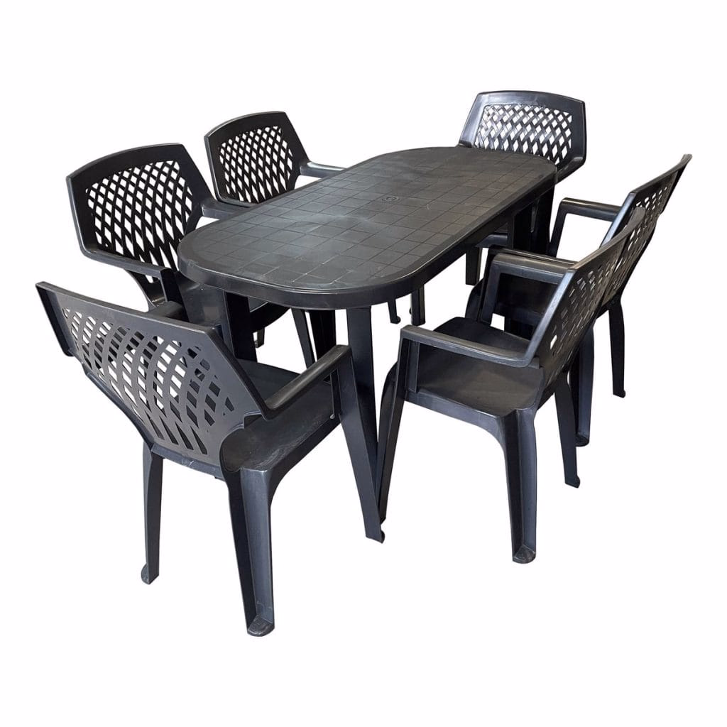 Set Grădină 6 Persoane Clio - Antracit
