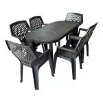 Set Grădină 6 Persoane Clio - Antracit