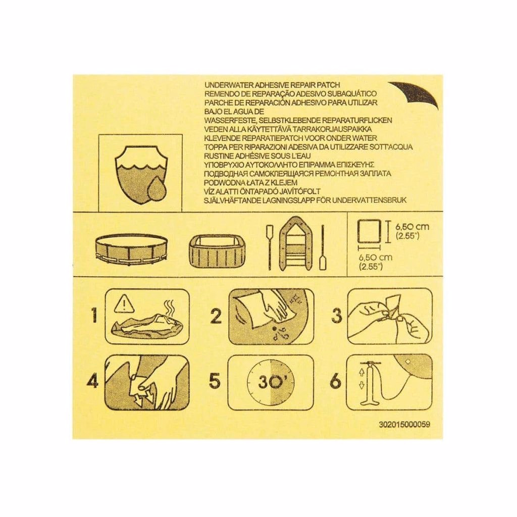 Bestway Set 10 Petice Adezive Reparatii Gonflabile