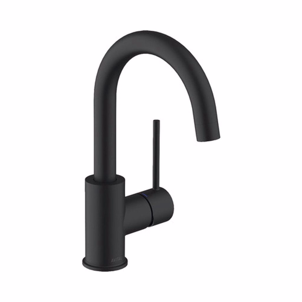 Baterie Lavoar Negru Mat Avital Clyde